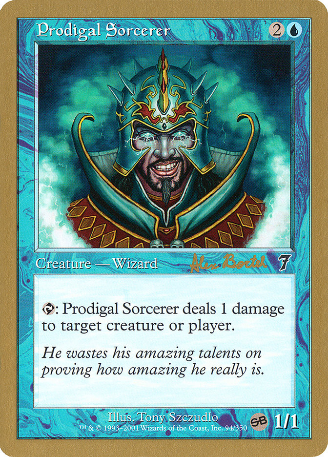 Prodigal Sorcerer (Alex Borteh) (SB) [World Championship Decks 2001] Magic: The Gathering