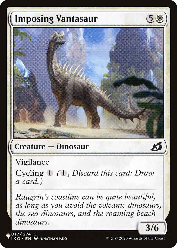 Imposing Vantasaur [The List] Magic: The Gathering