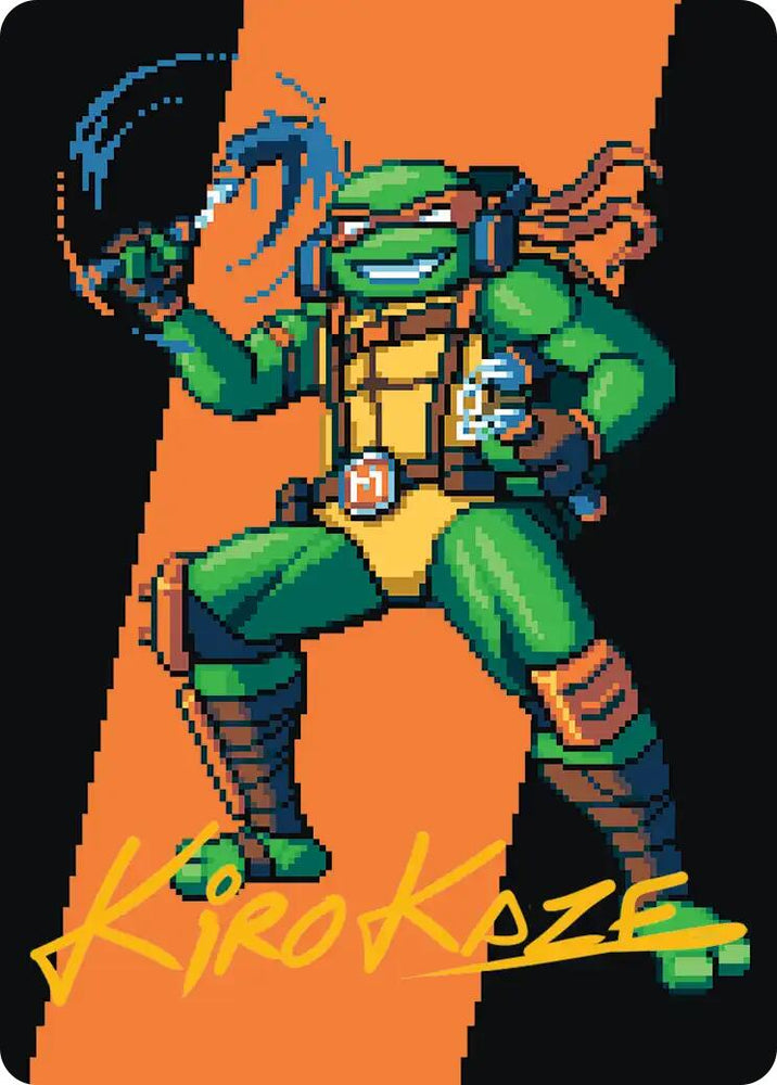 Michelangelo, the Heart Art Card (Gold-Stamped Signature) [Teenage Mutant Ninja Turtles Art Series] Magic: The Gathering