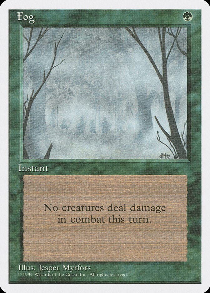 Fog [Fourth Edition] Magic: The Gathering