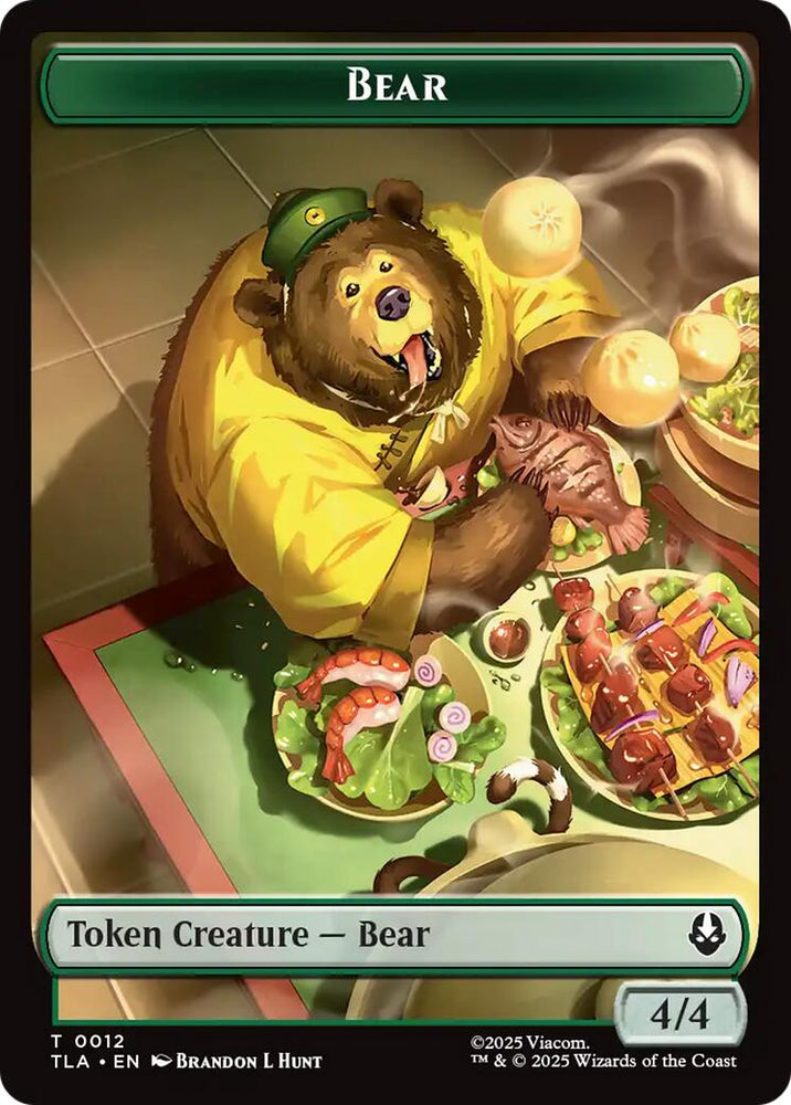 Ally (0006) // Bear Double-Sided Tokens [Avatar: The Last Airbender Tokens] Magic: The Gathering