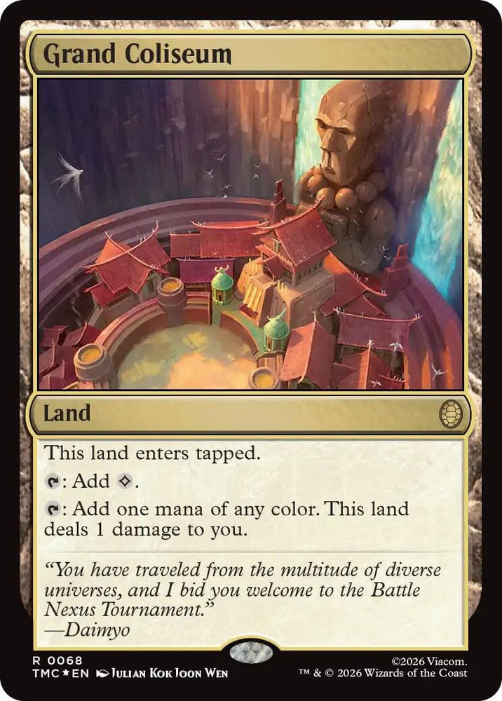 Grand Coliseum (Surge Foil) [Teenage Mutant Ninja Turtles Commander]