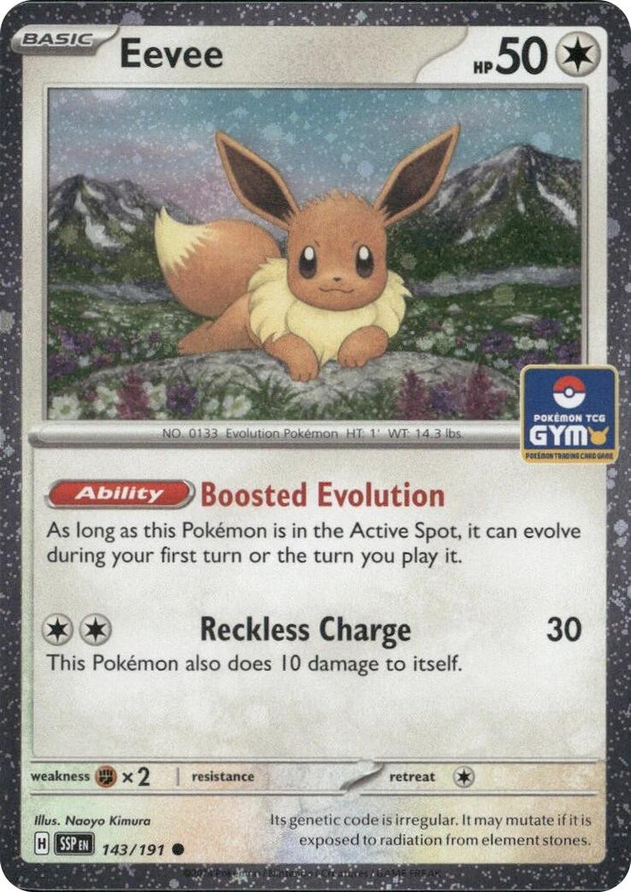 Eevee (143/191) (Southeast Asia Exclusive) [League & Championship Cards] Pokémon
