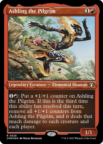 Ashling the Pilgrim (Foil Etched) [Commander Masters] Magic: The Gathering