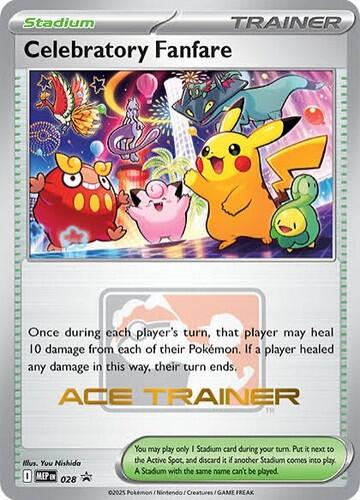 Celebratory Fanfare (028) (Ace Trainer) [Mega Evolution Promo] Pokémon