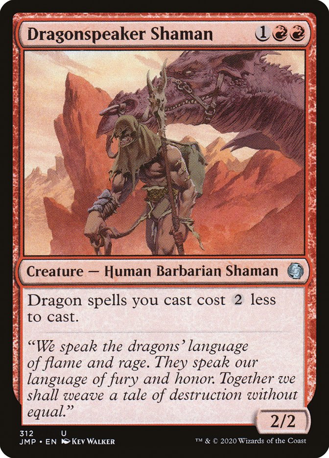 Dragonspeaker Shaman [Jumpstart] Magic: The Gathering