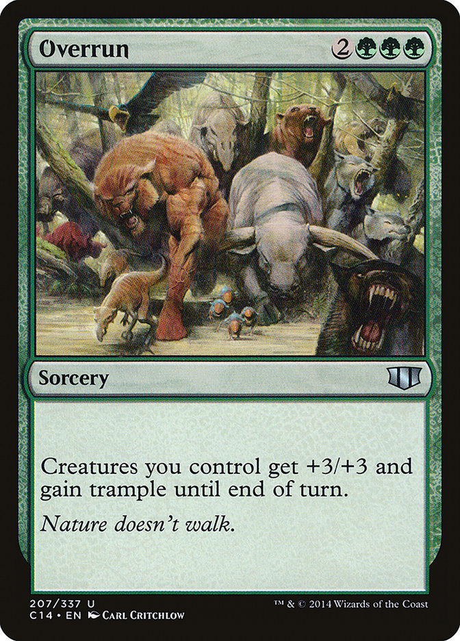 Overrun [Commander 2014] Magic: The Gathering