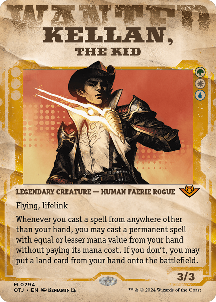 Kellan, the Kid (Showcase) [Outlaws of Thunder Junction] Magic: The Gathering