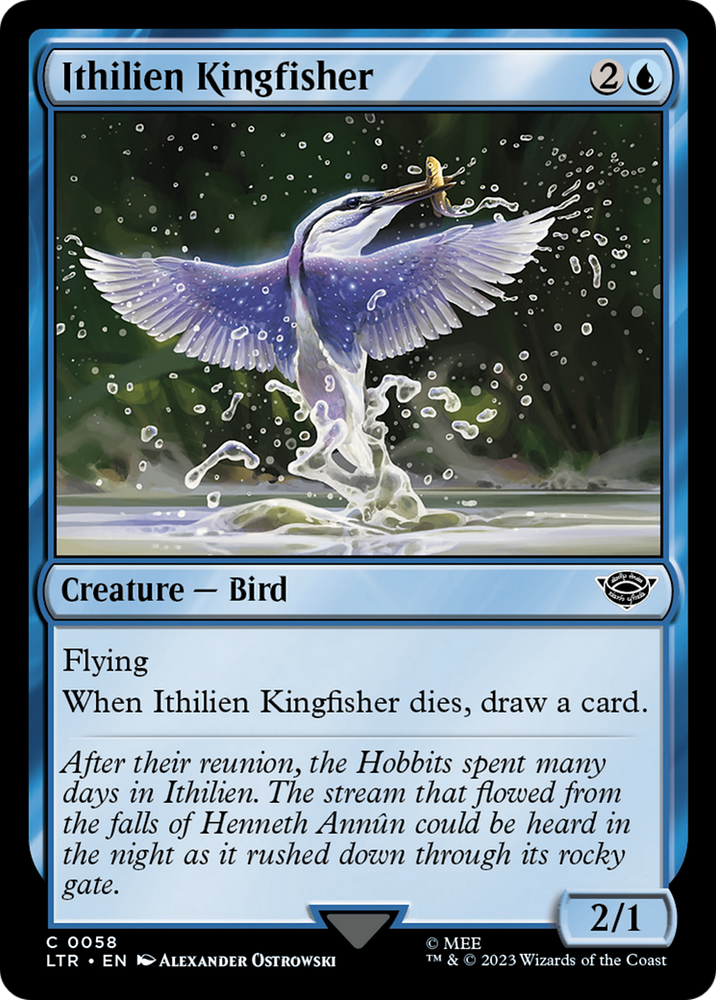Ithilien Kingfisher [The Lord of the Rings: Tales of Middle-Earth] Magic: The Gathering