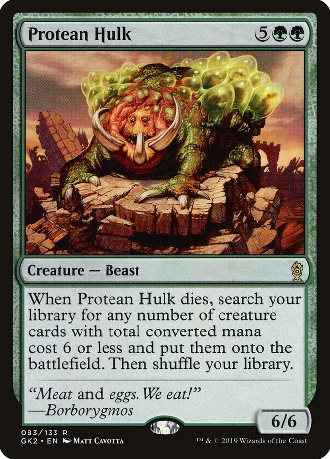 Protean Hulk [Ravnica Allegiance Guild Kit] Magic: The Gathering