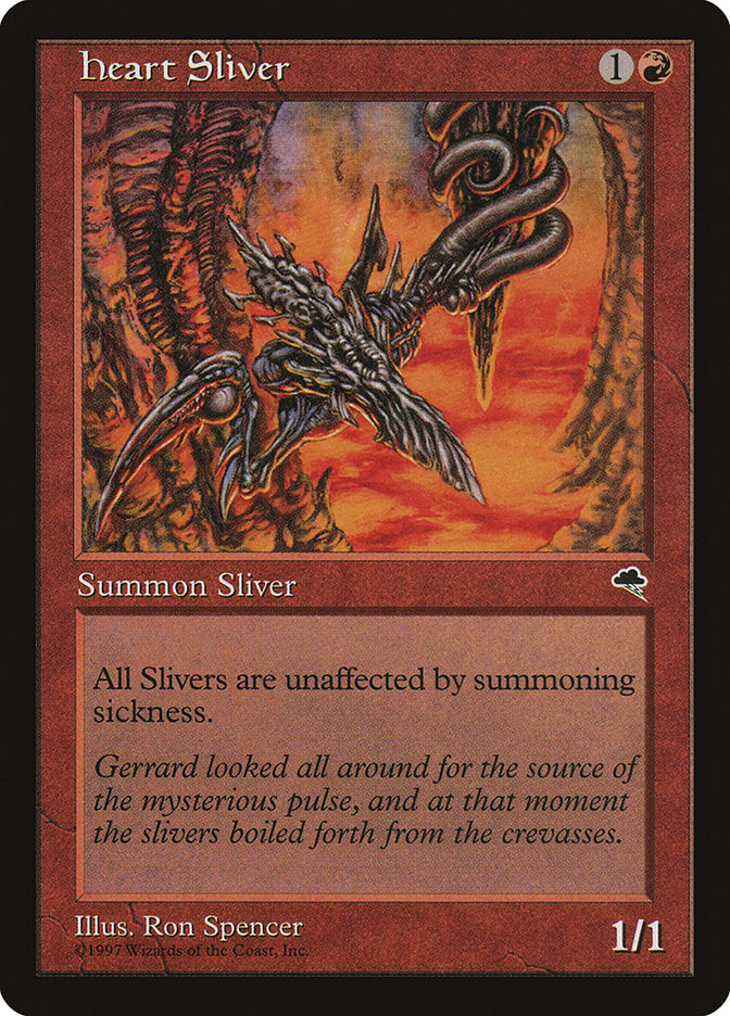 Heart Sliver [Tempest] Magic: The Gathering
