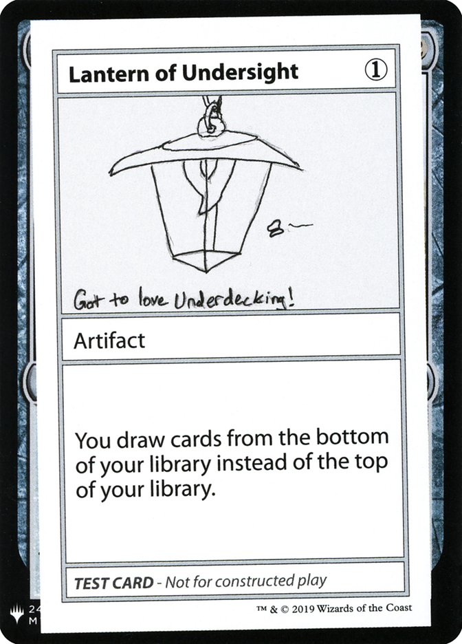 Lantern of Undersight [Mystery Booster Playtest Cards] Magic: The Gathering