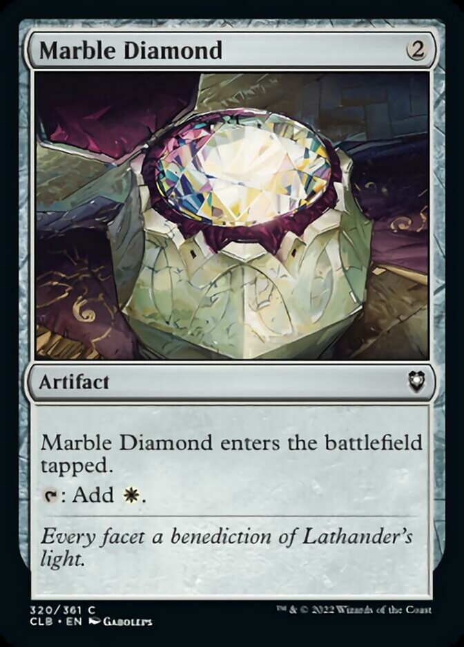 Marble Diamond [Commander Legends: Battle for Baldur's Gate] Magic: The Gathering