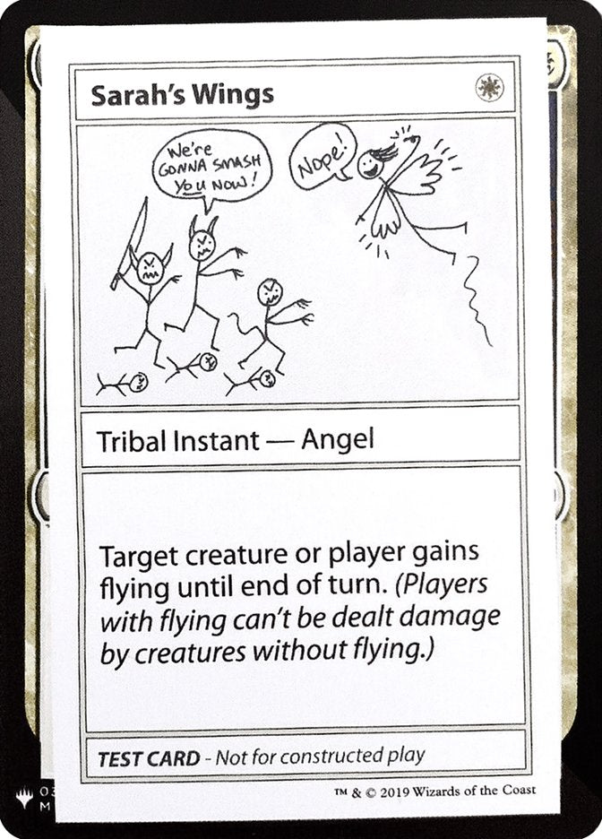 Sarah's Wings [Mystery Booster Playtest Cards] Magic: The Gathering