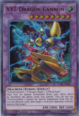 XYZ-Dragon Cannon [LCKC-EN061] Ultra Rare Yu-Gi-Oh!