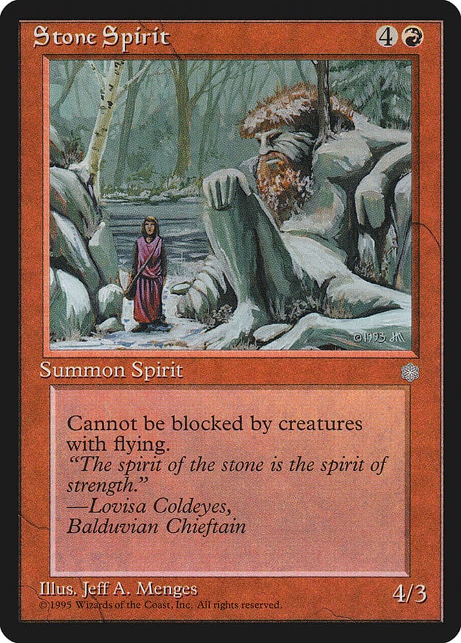Stone Spirit [Ice Age] Magic: The Gathering