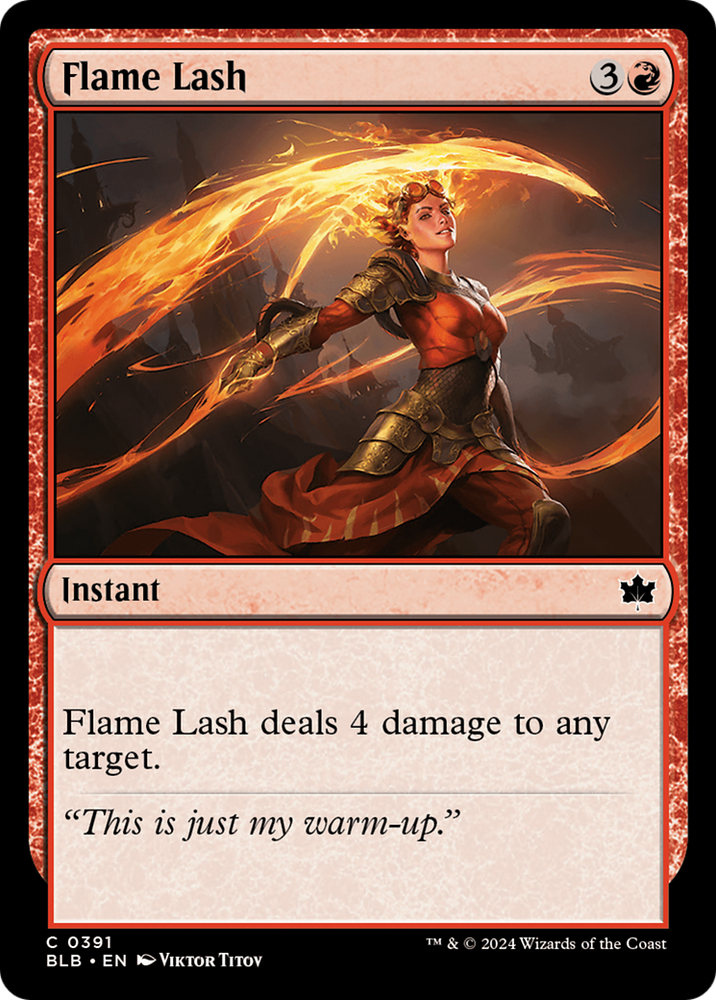 Flame Lash [Bloomburrow] Magic: The Gathering
