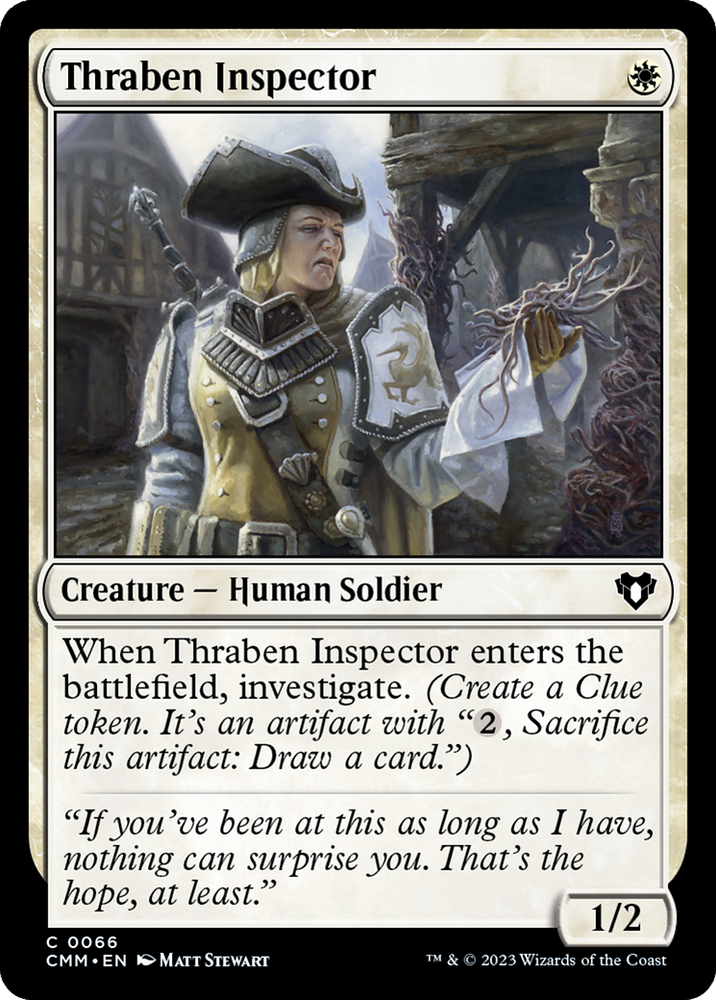 Thraben Inspector [Commander Masters] Magic: The Gathering