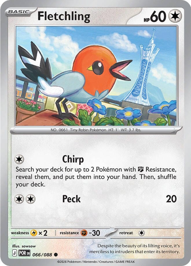 Fletchling (066/088) [Mega Evolution: Perfect Order]