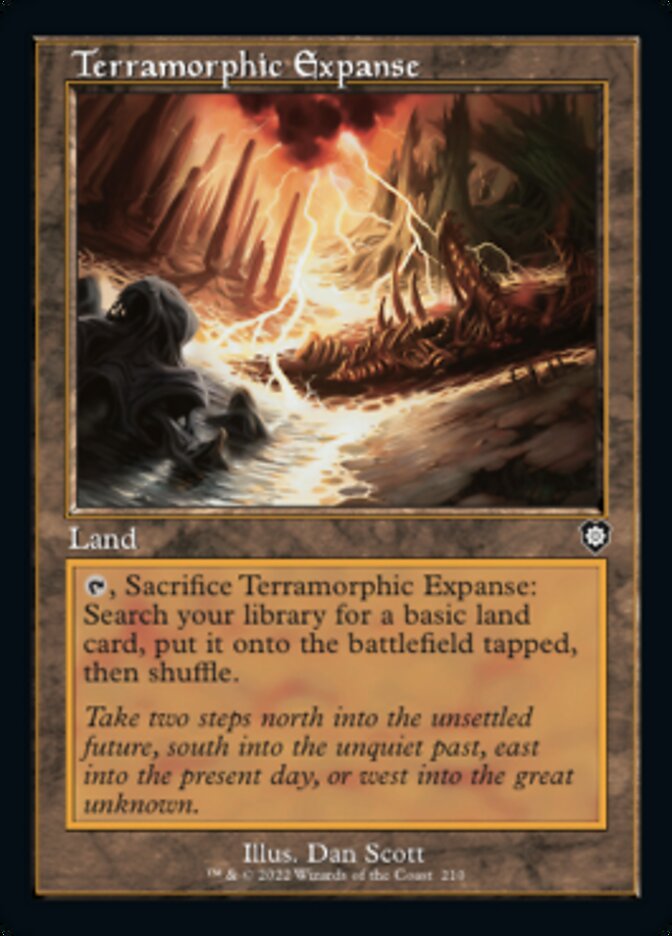 Terramorphic Expanse (Retro) [The Brothers' War Commander] Magic: The Gathering