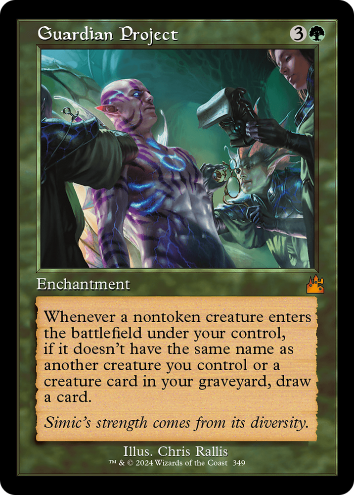 Guardian Project (Retro Frame) [Ravnica Remastered] Magic: The Gathering