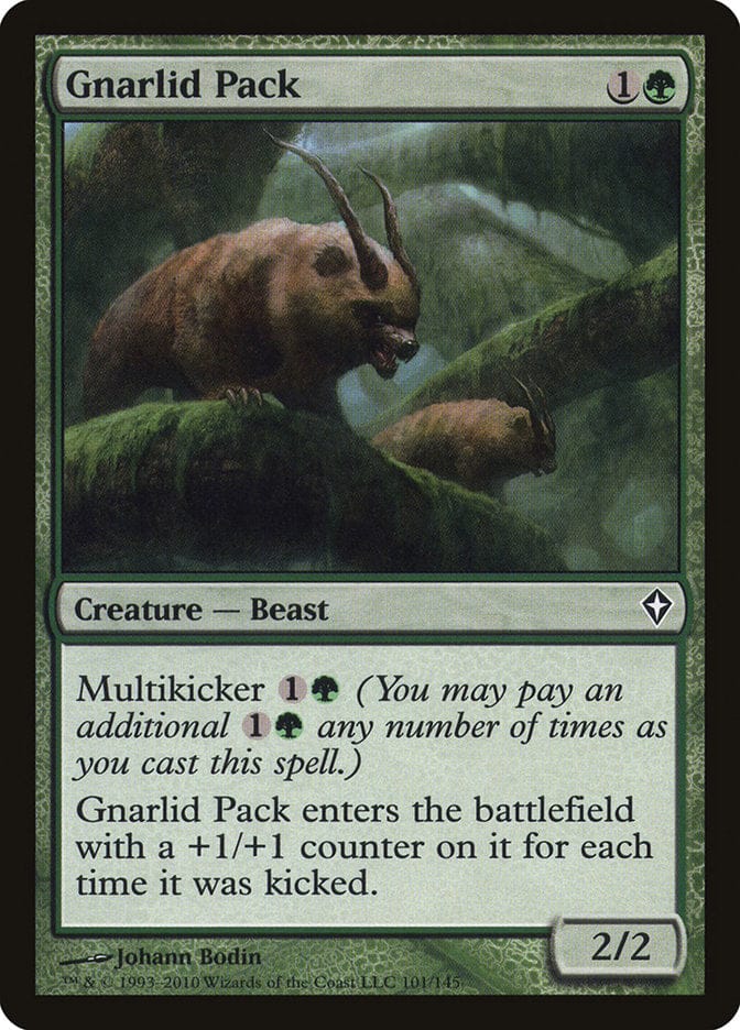 Gnarlid Pack [Worldwake] Magic: The Gathering