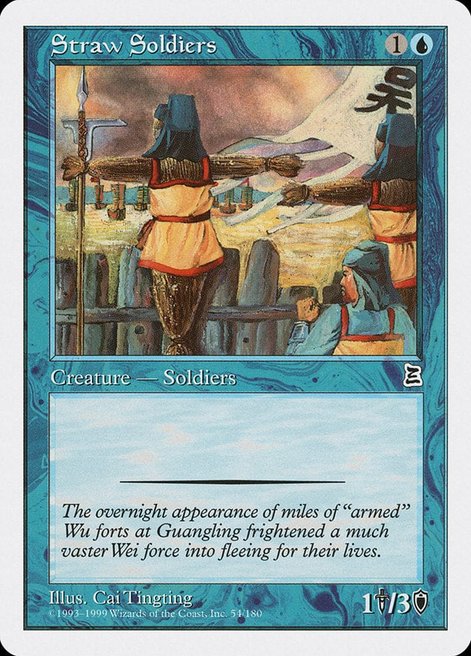 Straw Soldiers [Portal Three Kingdoms] Magic: The Gathering