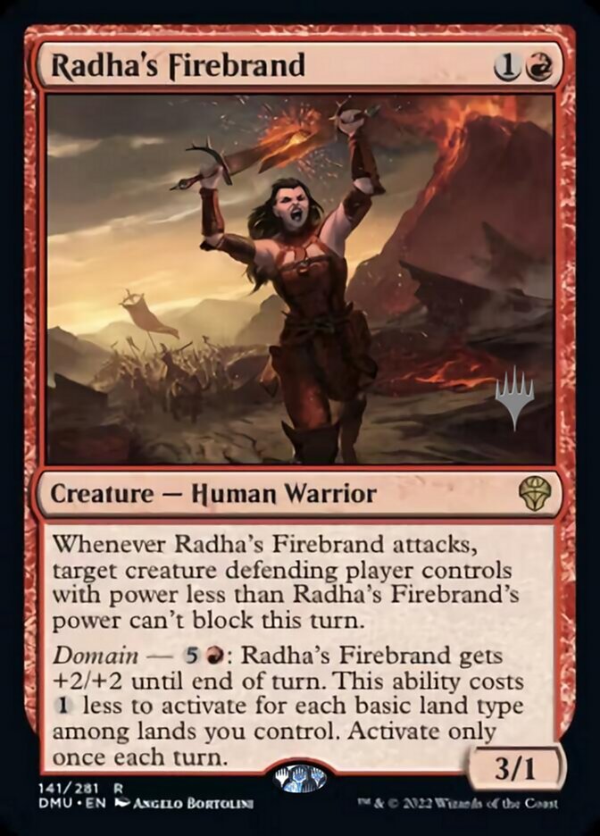 Radha's Firebrand (Promo Pack) [Dominaria United Promos] Magic: The Gathering