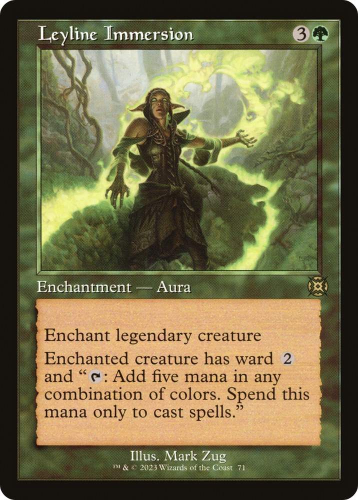 Leyline Immersion (Retro) [March of the Machine: The Aftermath] Magic: The Gathering