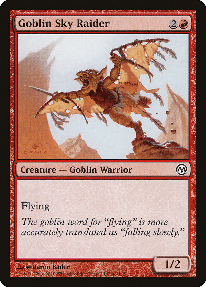 Goblin Sky Raider [Duels of the Planeswalkers] Magic: The Gathering