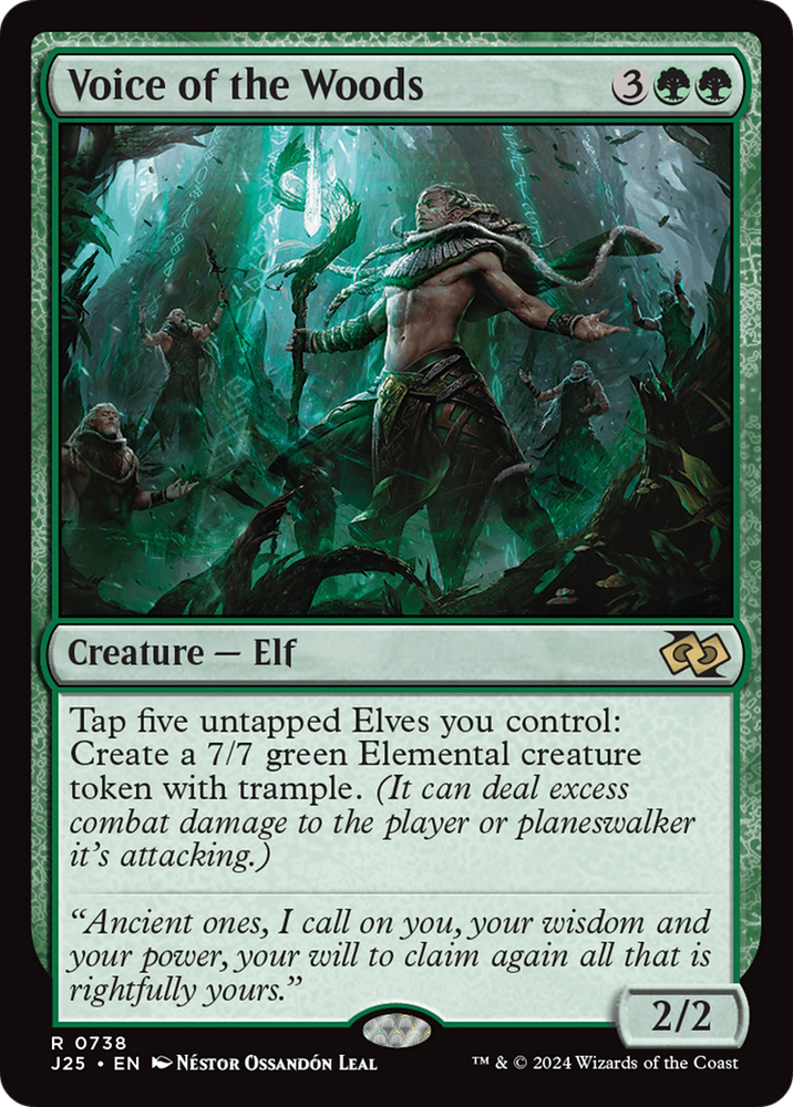 Voice of the Woods [Foundations Jumpstart] Magic: The Gathering