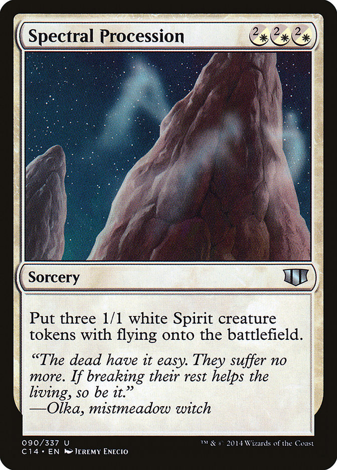 Spectral Procession [Commander 2014] Magic: The Gathering