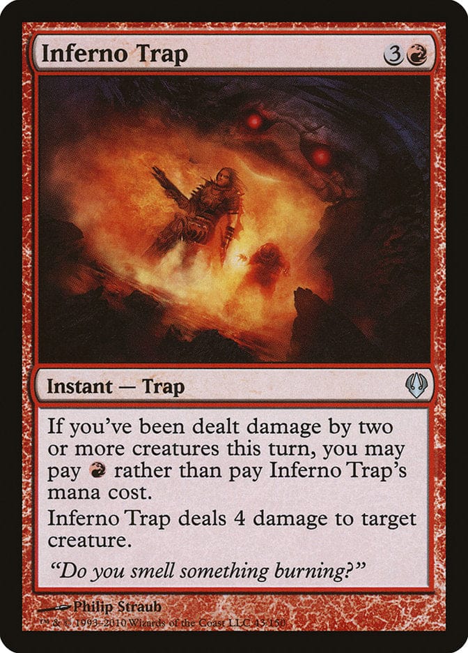 Inferno Trap [Archenemy] Magic: The Gathering