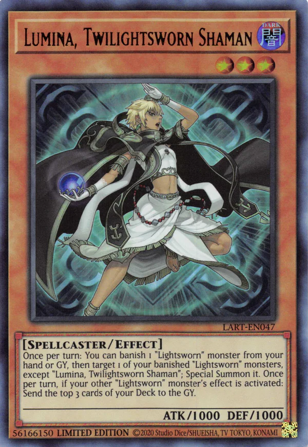 Lumina, Twilightsworn Shaman [LART-EN047] Ultra Rare Yu-Gi-Oh!