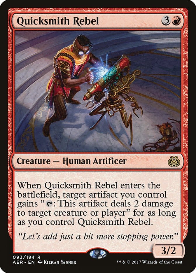 Quicksmith Rebel [Aether Revolt] Magic: The Gathering