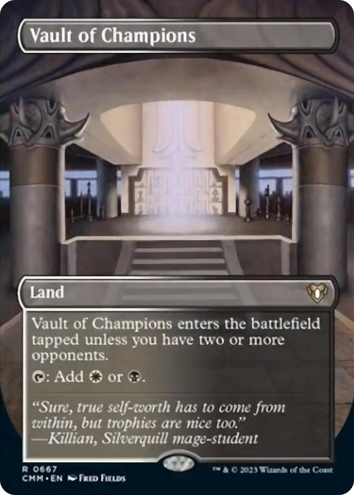 Vault of Champions (Borderless Alternate Art) [Commander Masters] Magic: The Gathering