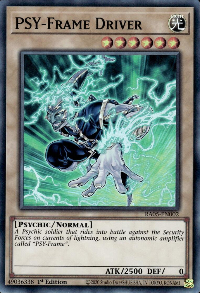 PSY-Frame Driver [RA05-EN002] Super Rare - Yugioh Cards For Your TCG Needs!