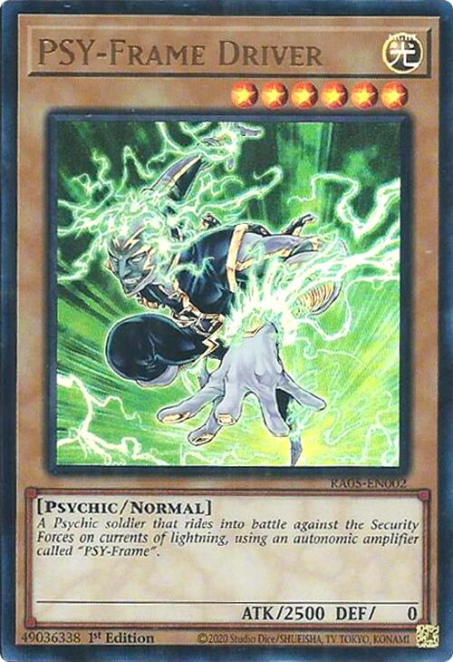 PSY-Frame Driver [RA05-EN002] Ultra Rare - Yugioh Cards For Your TCG Needs!