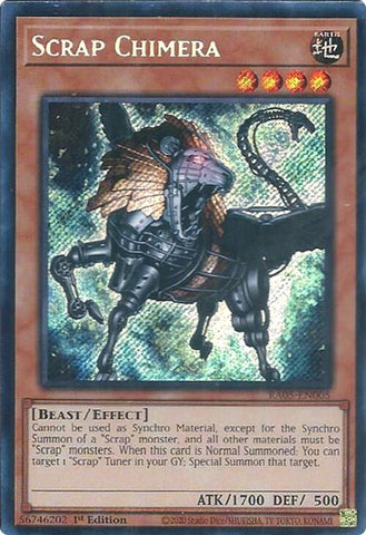 Scrap Chimera [RA05-EN005] Secret Rare - Yugioh Cards For Your TCG Needs!