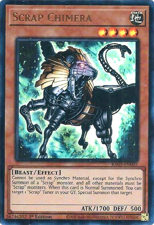 Scrap Chimera [RA05-EN005] Ultra Rare - Yugioh Cards For Your TCG Needs!