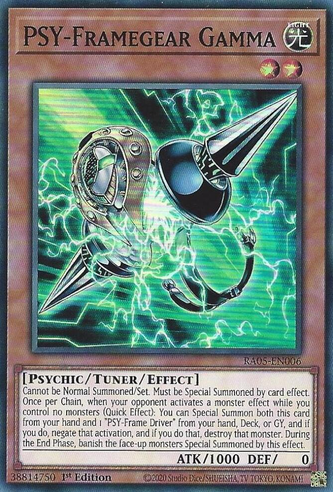 PSY-Framegear Gamma [RA05-EN006] Super Rare - Yugioh Cards For Your TCG Needs!