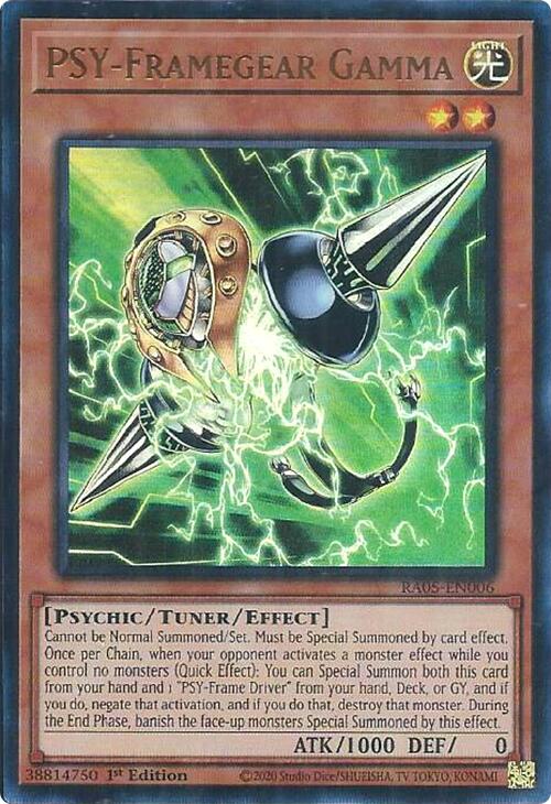 PSY-Framegear Gamma [RA05-EN006] Ultra Rare - Yugioh Cards For Your TCG Needs!