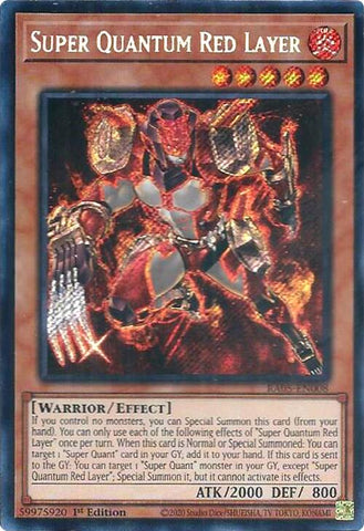 Super Quantum Red Layer [RA05-EN008] Secret Rare - Yugioh Cards For Your TCG Needs!
