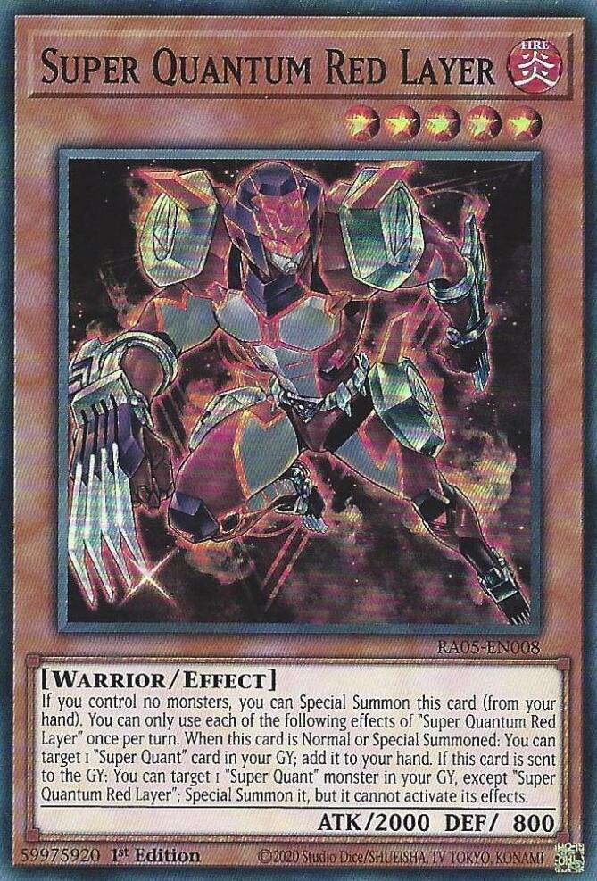 Super Quantum Red Layer [RA05-EN008] Super Rare - Yugioh Cards For Your TCG Needs!