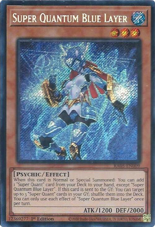 Super Quantum Blue Layer [RA05-EN009] Secret Rare - Yugioh Cards For Your TCG Needs!