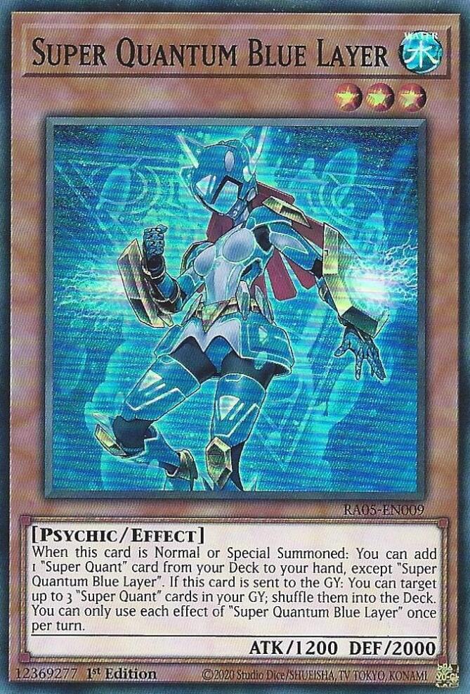 Super Quantum Blue Layer [RA05-EN009] Super Rare - Yugioh Cards For Your TCG Needs!