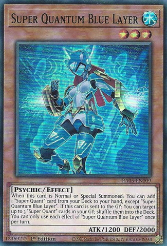 Super Quantum Blue Layer [RA05-EN009] Super Rare - Yugioh Cards For Your TCG Needs!