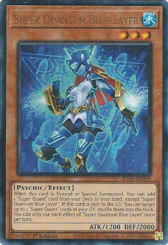 Super Quantum Blue Layer [RA05-EN009] Ultimate Rare - Yugioh Cards For Your TCG Needs!