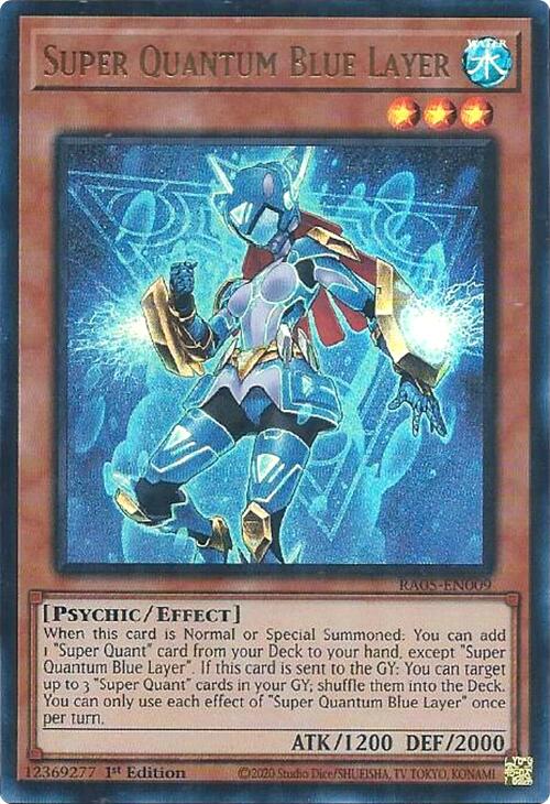Super Quantum Blue Layer [RA05-EN009] Ultra Rare - Yugioh Cards For Your TCG Needs!