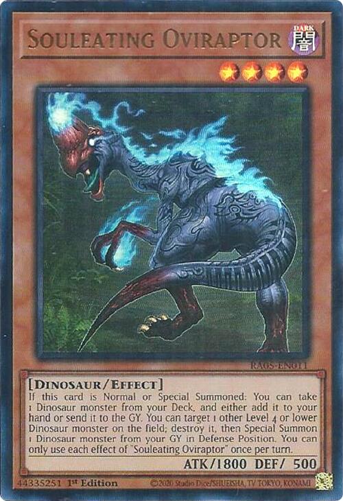 Souleating Oviraptor [RA05-EN011] Ultra Rare - Yugioh Cards For Your TCG Needs!